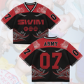 Ride the BTS Wave Album Swim Mixed Mesh Jersey Gifts