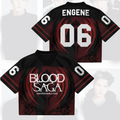Vampire Story Enhypen Blood Saga World Tour Mixed Mesh Jersey Gifts For Fans