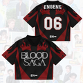 Vampire Heart Blood Saga Enhypen World Tour Mixed Mesh Jersey