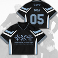 Sporty Chic TXT Setsuna Hanabi Mixed Mesh Jersey Fan Gifts