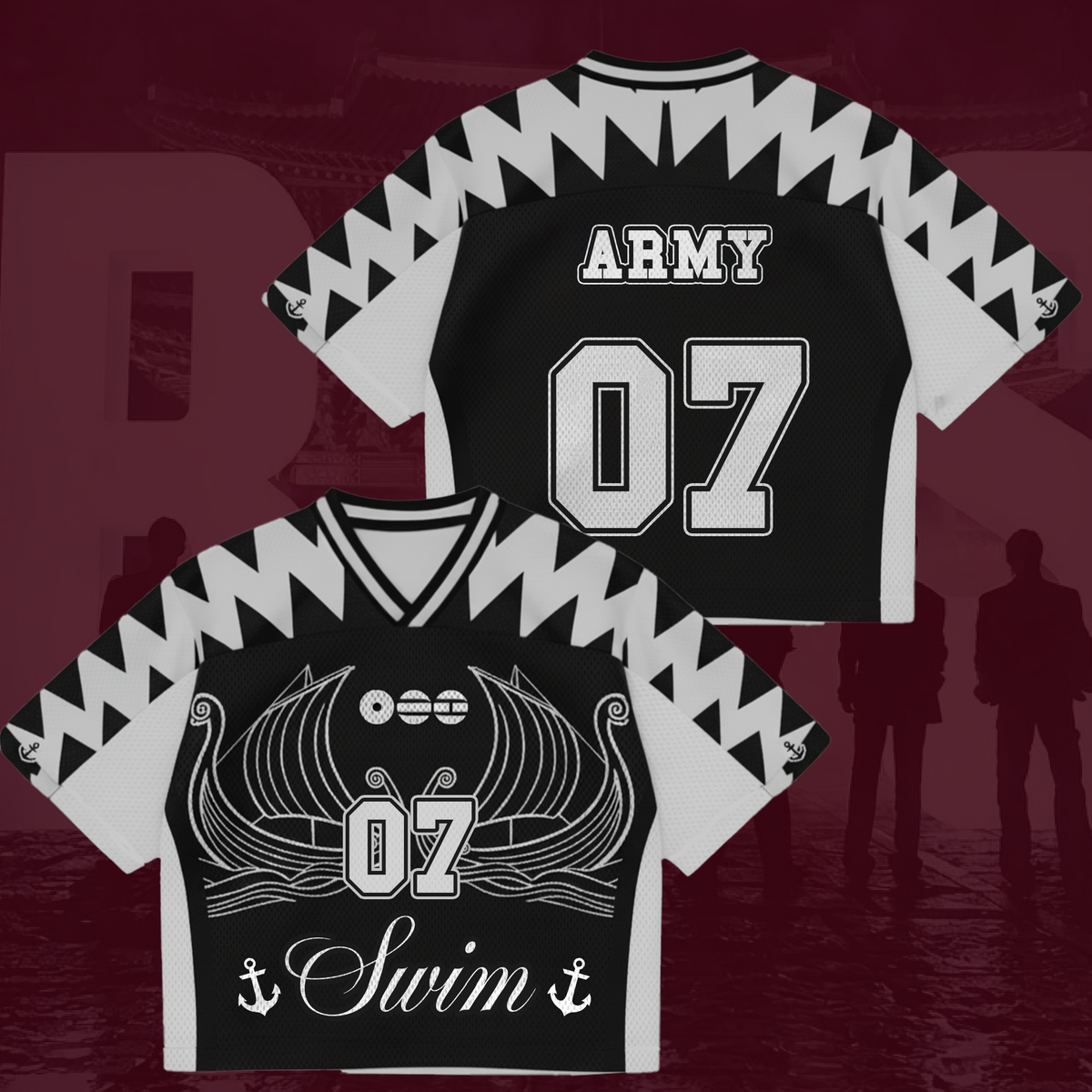 Swim BTS Arirang 2026 World Tour  Mixed Mesh Jersey Gifts For Lovers