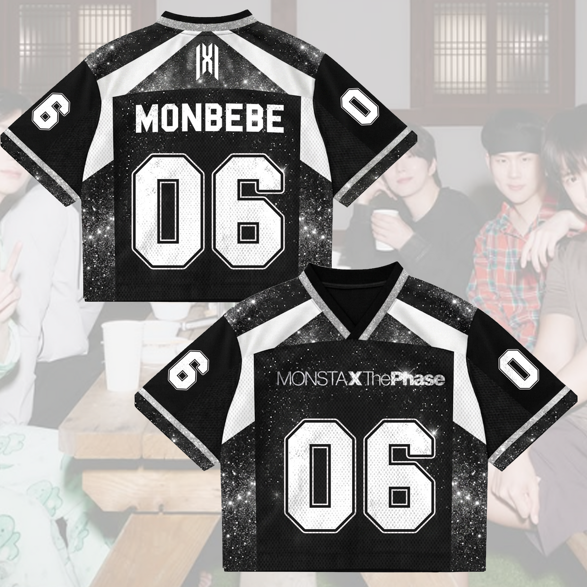 Light Universe Monsta X The Phase Mixed Mesh Jersey Nexus Outfit Gift For Fans