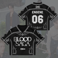 Ladylike Blood Saga Enhypen World Tour Mixed Mesh Jersey Gifts For Fans