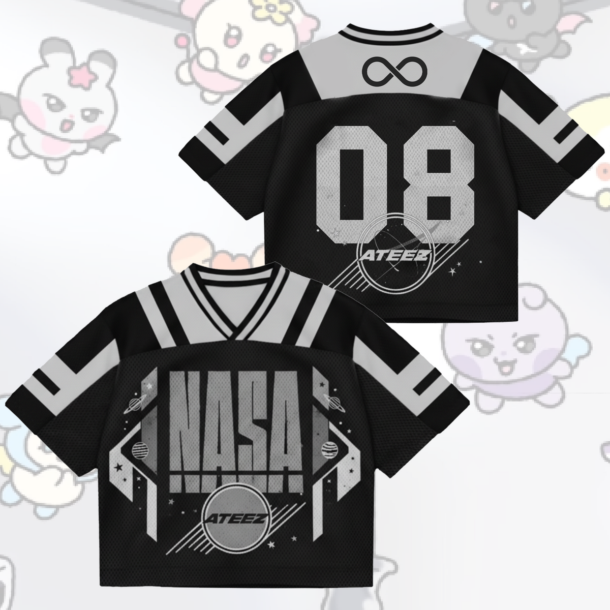 ATEEZ Nasa Golden Hour Part 4 ALbum Mixed Mesh Jersey