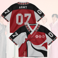 BTS Arirang Tour Hanbok Style Mixed Mesh Jersey