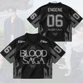 Midnight Blood Saga Enhypen World Tour Mixed Mesh Jersey Gift For Fans