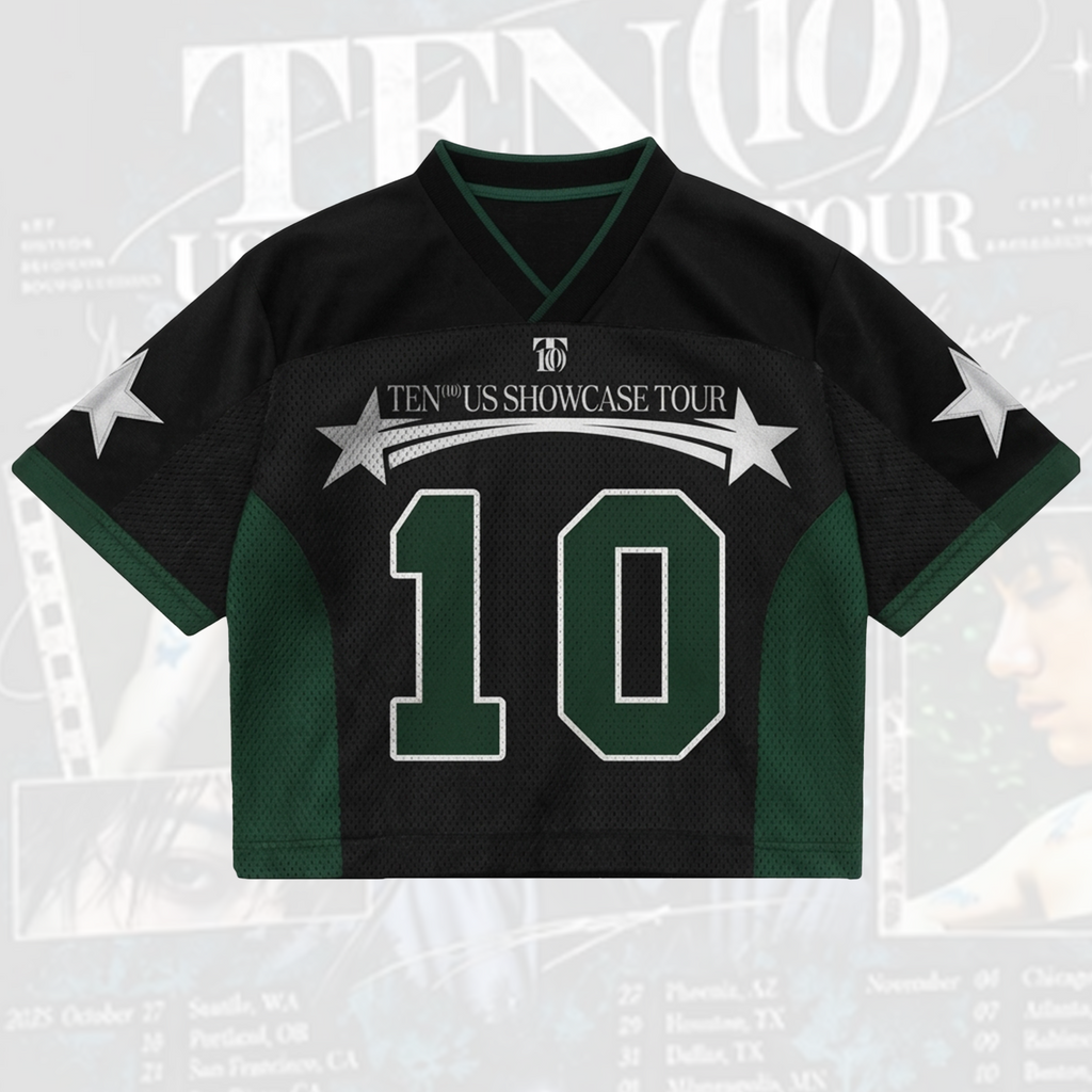 Bold Ten 10 Us Showcase Tour WayV Mixed Mesh Jersey Gift For Fans