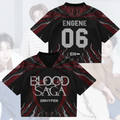 Night Wings Blood Saga Enhypen World Tour Mixed Mesh Jersey Gifts