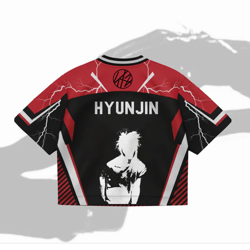Lover Hyunjin Mixed Mesh Jersey Birthday Gift For Stay