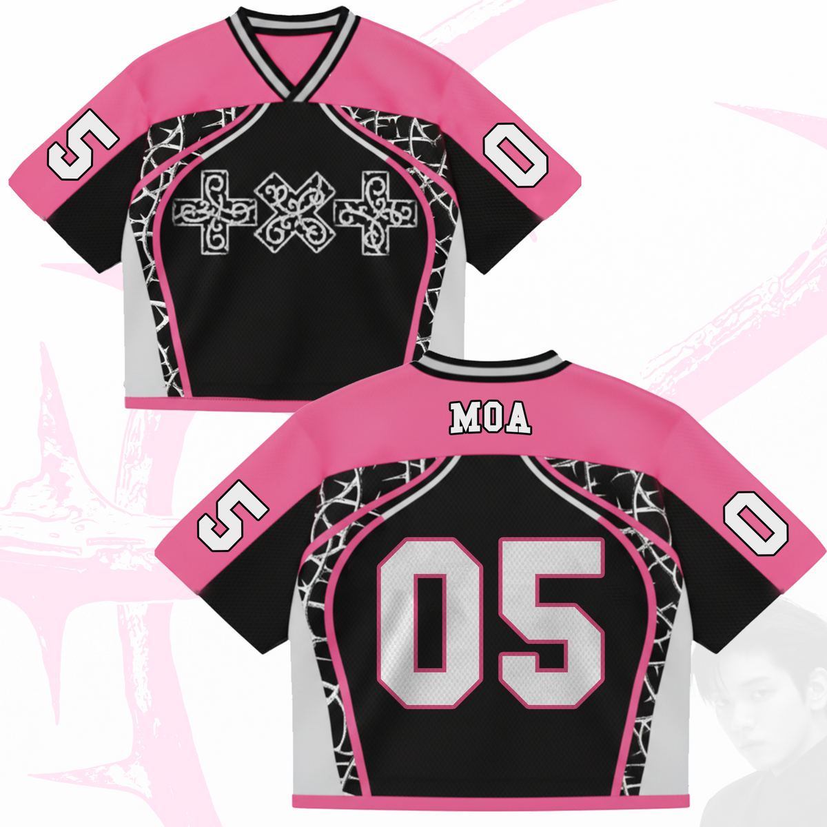 TXT New Album 7th Year Mixed Mesh Jersey Gifts
