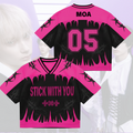 Stick With You TXT Mixed Mesh Jersey Gift For Fans