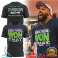 2025 NFC West Champions “Been There, Won That” Seattle Seahawks Locker Room Tee - Limotees LLC