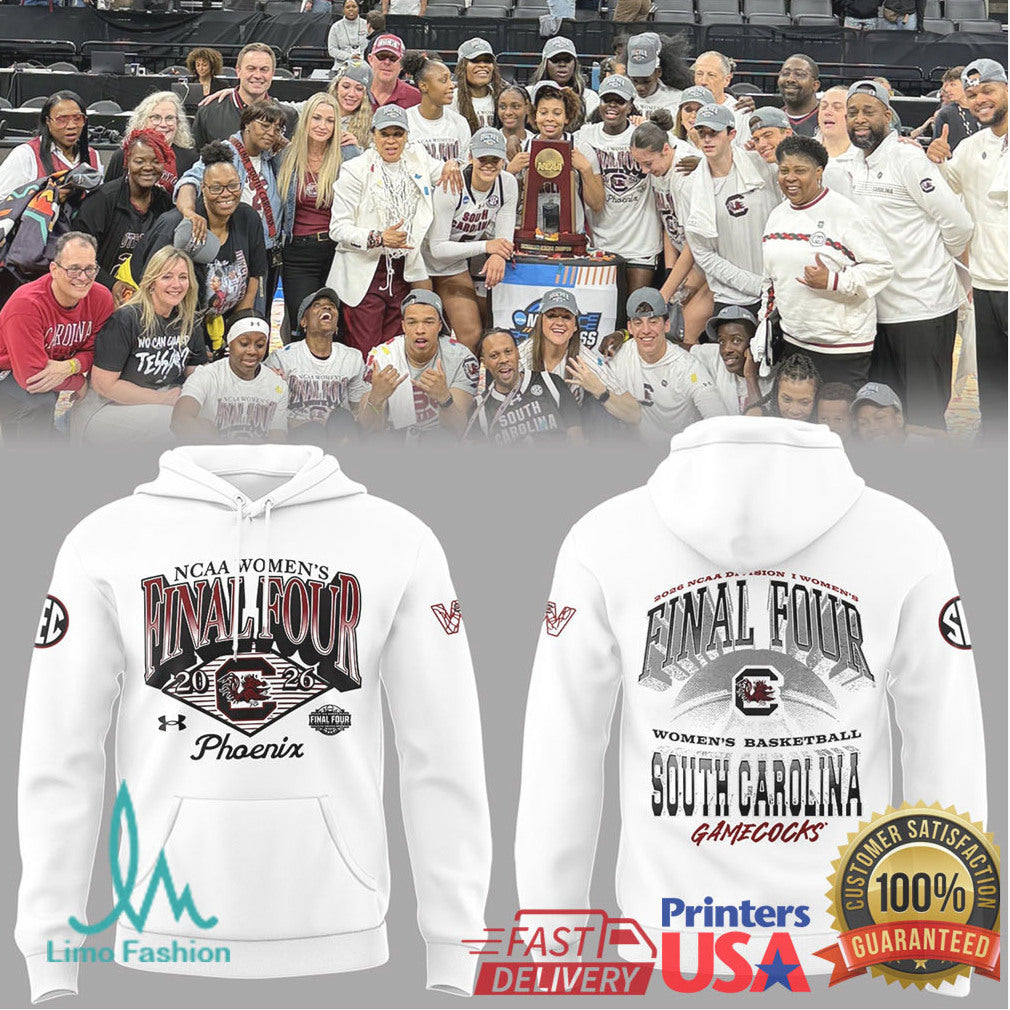 2026 NCAA Women's Final Four Phoenix South Carolina Gamecocks Basketball T Shirt - Limotees LLC