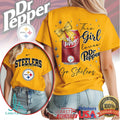 Pittsburgh Steelers Official NFL Dr Pepper Fan 3D Shirt - Limotees LLC