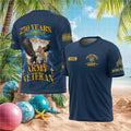 250 Years God Bless America US Army Veteran Eagle Constitution T Shirt - Limotees LLC