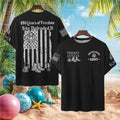 250 Years of Freedom She Defended It Female Army Veteran T Shirt - Limotees LLC
