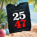 25th Amendment 47th President Anti Trump Protest Graphic T Shirt - Limotees LLC