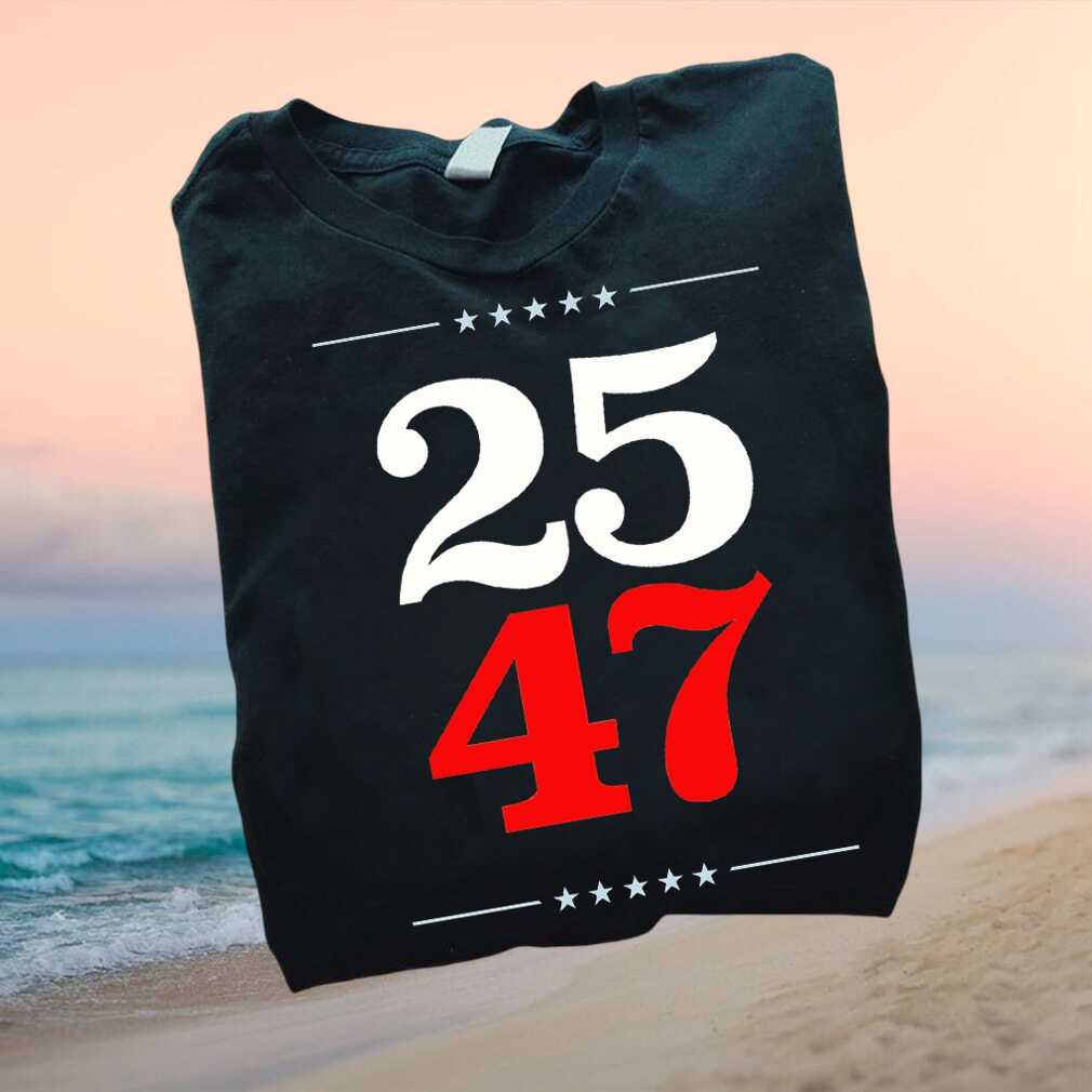 25th Amendment 47th President Anti Trump Protest Graphic T Shirt - Limotees LLC