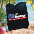 25th Amendment It Is Time US Flag Political Resistance T Shirt - Limotees LLC