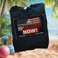 25th Amendment Now Unfit To Serve Protest Political Graphic T Shirt - Limotees LLC