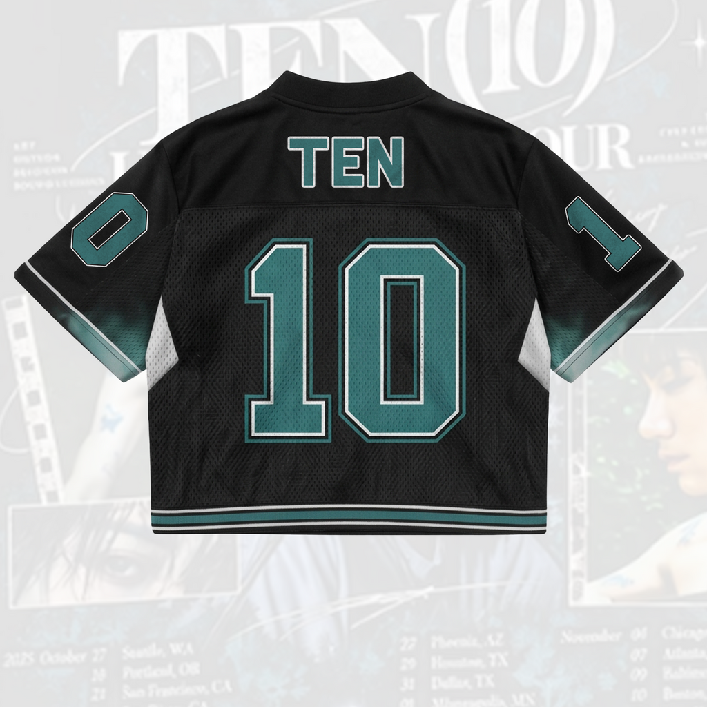 WayV Ten 10 Us Showcase Tour Mixed Mesh Jersey Fan Edition