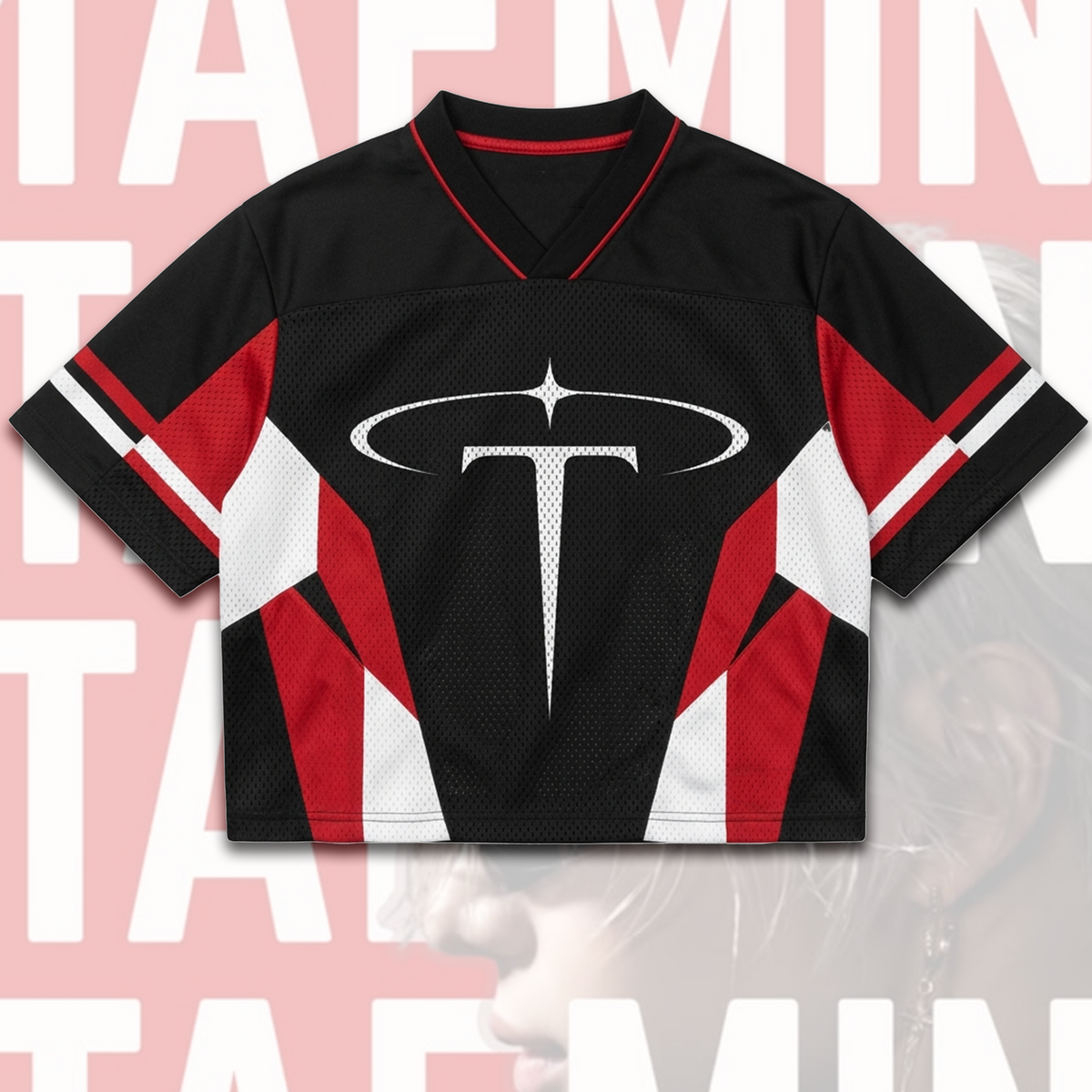 Bold Taemin World Tour Liminal Mixed Mesh Jersey Gift For Fans