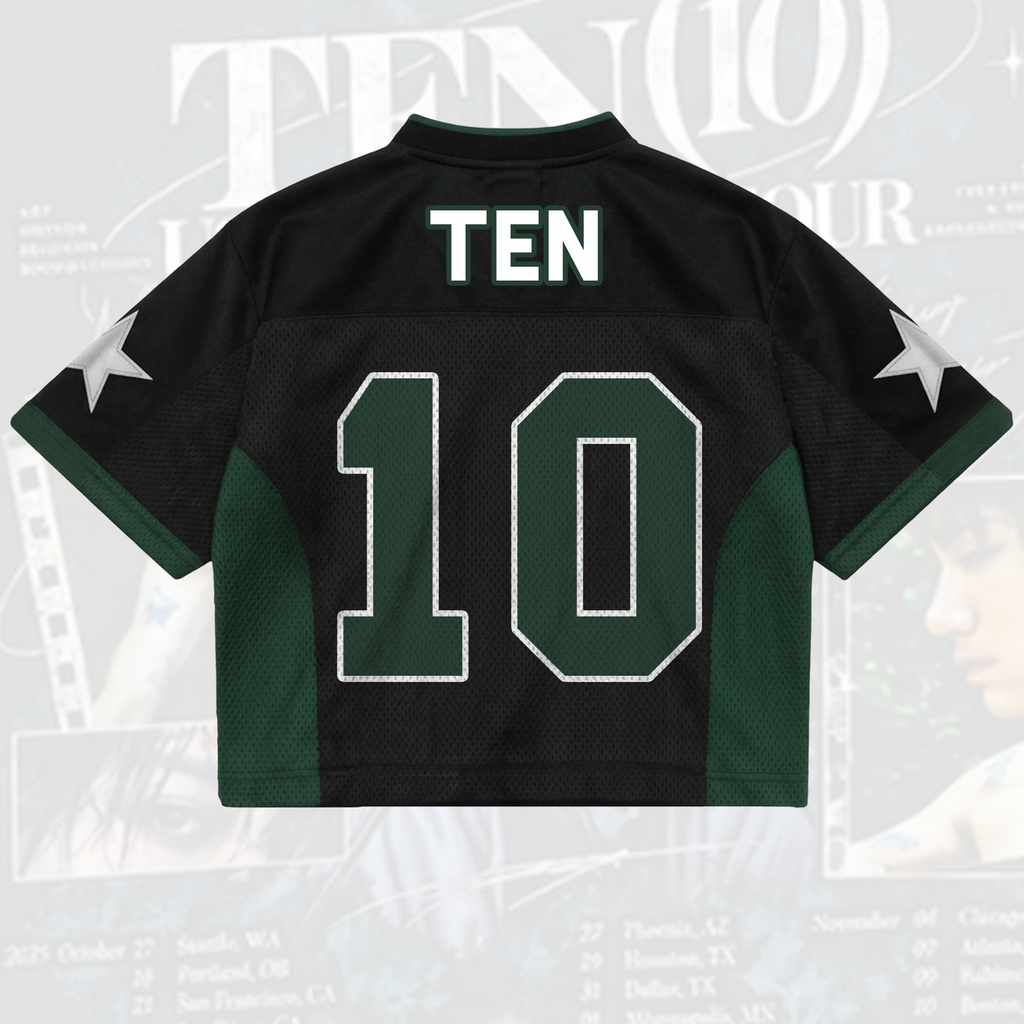 Bold Ten 10 Us Showcase Tour WayV Mixed Mesh Jersey Gift For Fans