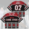 Come Over BTS Door Mixed Mesh Jersey Gift For Fans