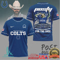 Indianapolis Colts Official NFL Post Malone Fan 3D Shirt