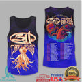 311 & Dirty Heads Summer Tour Octopus Space Nebula Graphic T Shirt - Limotees LLC