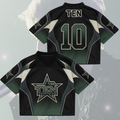 Electric Ten 10 Us Showcase Tour Way V Mixed Mesh Jersey Fan Edition
