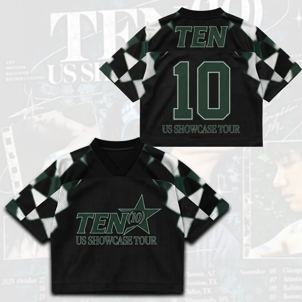Ten 10 Us Showcase Tour Mixed Mesh Jersey Gift For Fans