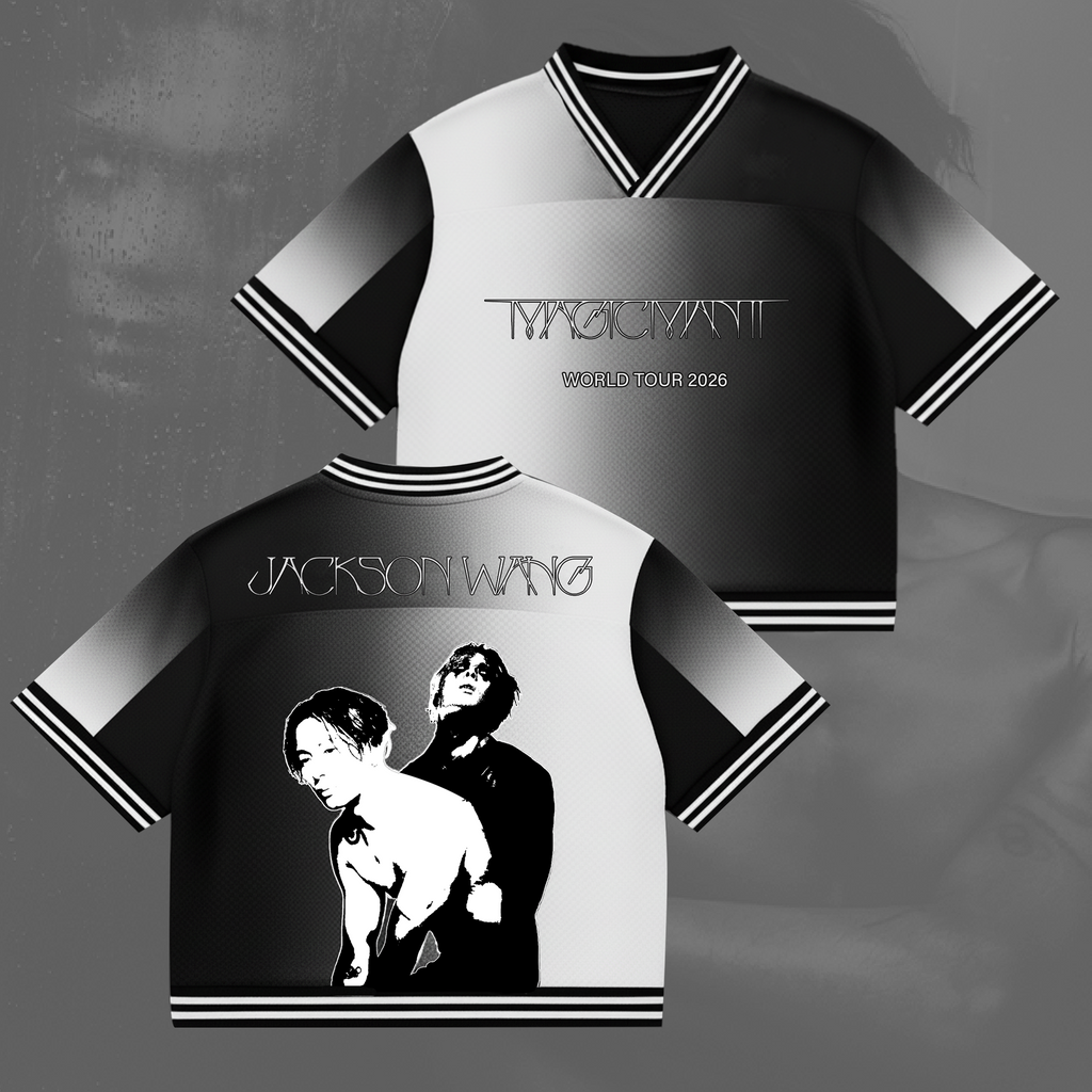 GOT7 Jackson Wang Magic Man 2 World Tour 2026 Mixed Mesh Jersey