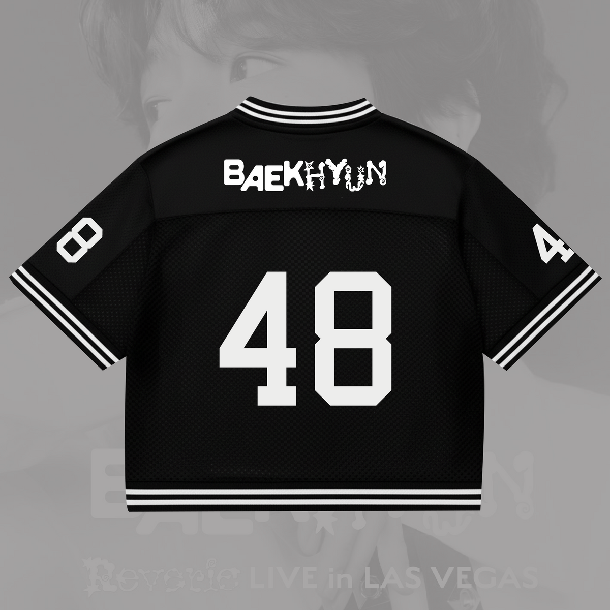 BAEKHYUN LIVE Reverie in Las Vegas EXO Mixed Mesh Jersey