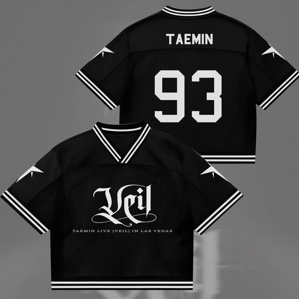 Shinee Taemin VEIL Live in Las Vegas Mixed Mesh Jersey