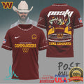 Washington Commanders Official NFL Post Malone Fan 3D Shirt - Limotees LLC
