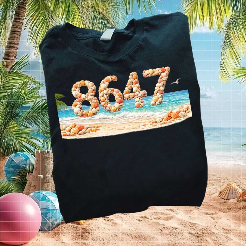 8647 Seashell Beach Anti 47th President Political Humor T Shirt - Limotees LLC
