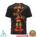 ACDC PWR UP Tour 2024 Hells Bell Angus Young Black T Shirt - Limotees LLC