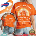 ASPCA Buffalo Bills Animal Guardian Prevention of Cruelty Awareness T Shirt - Limotees LLC