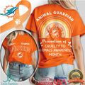 ASPCA Miami Dolphins Animal Guardian Prevention of Cruelty Awareness T Shirt - Limotees LLC