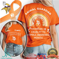 ASPCA Minnesota Vikings Animal Guardian Prevention of Cruelty Awareness T Shirt - Limotees LLC