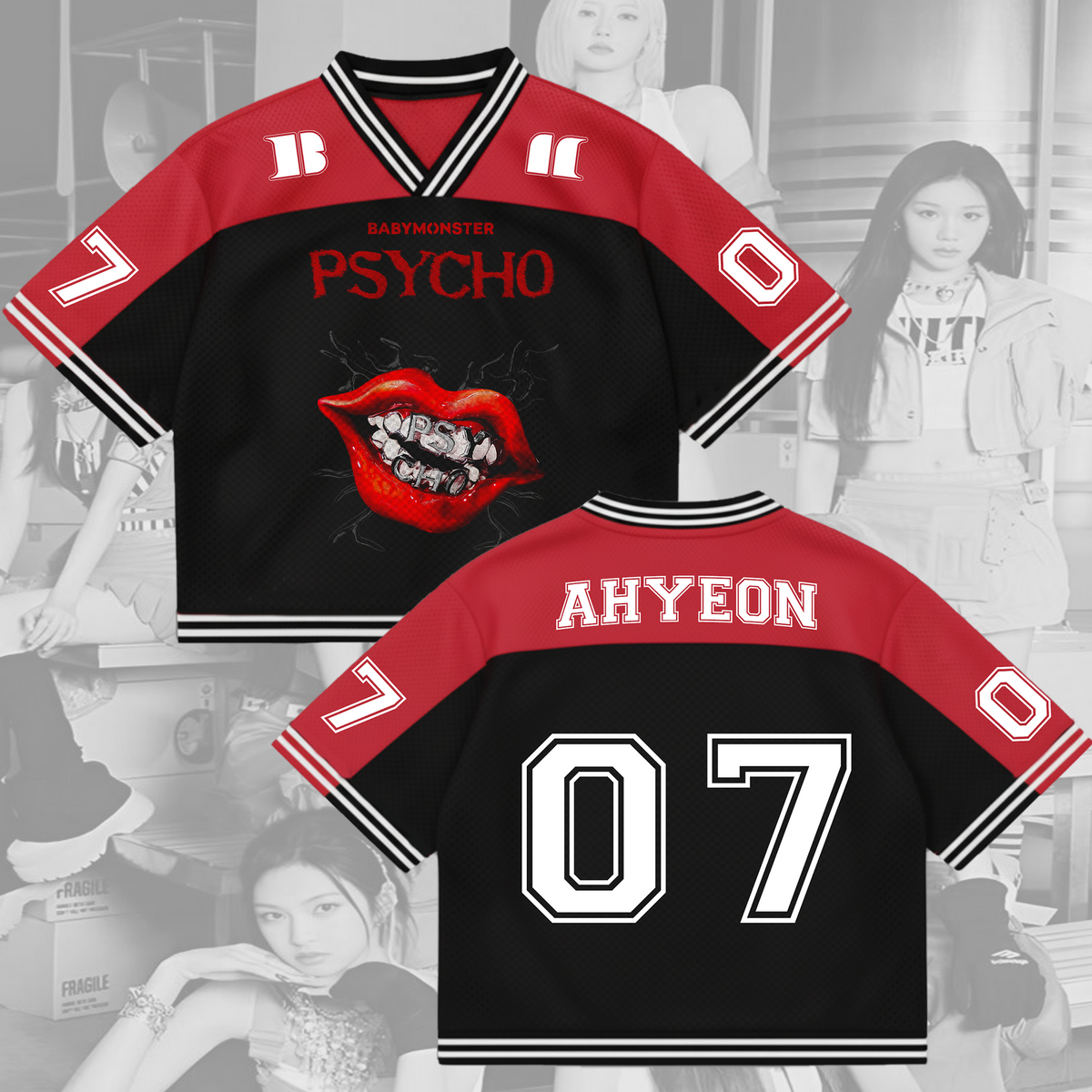 Babymonter PSYCHO Mixed Mesh Jersey Football