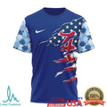 Alabama Crimson Tide Autism Awareness “I Wear Blue” Support T Shirt - Limotees LLC
