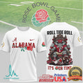 Alabama Crimson Tide Rose Bowl Game Roll Tide Roll Elephant Graphic T Shirt - Limotees LLC