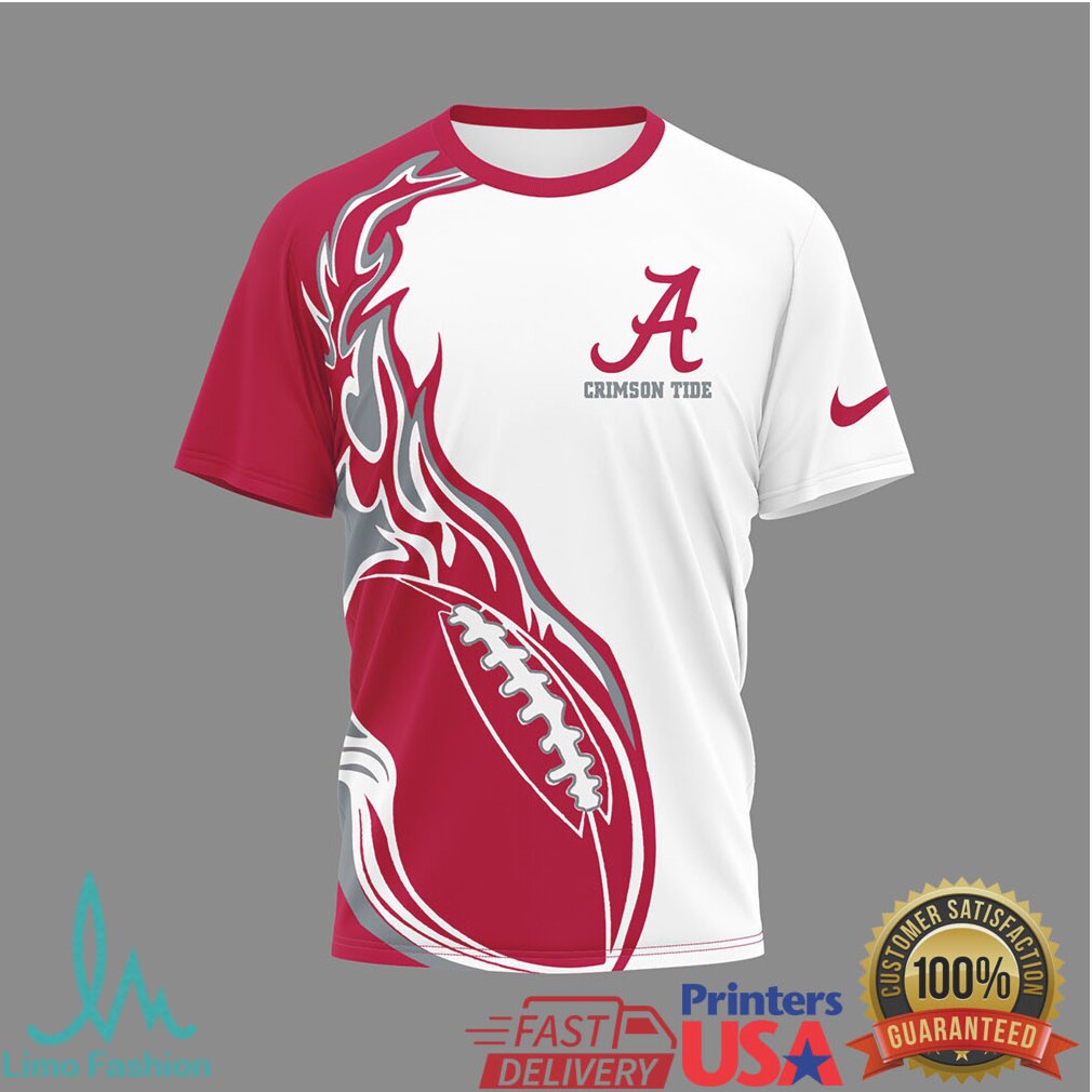 Alabama Crimson Tide “They Not Like Us” Big Al Mascot Graphic T Shirt - Limotees LLC