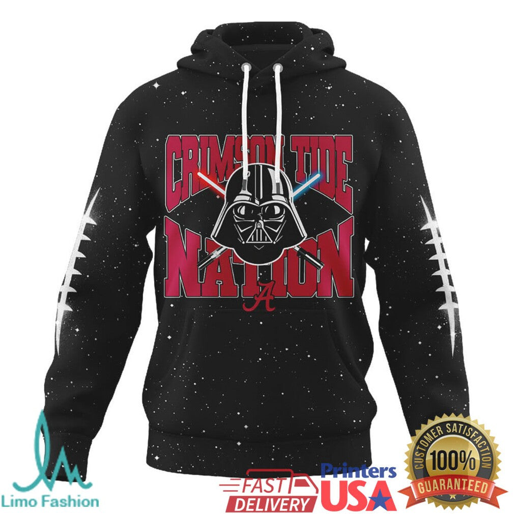Alabama Crimson Tide Vader Nation “You Underestimate the Power” 3D T Shirt - Limotees LLC