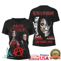Alice Cooper & Criss Angel Las Vegas 2026 “Welcome To Our Nightmare” V Neck T Shirt - Limotees LLC