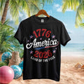 America 2026 Land of the Free 1776 Vintage Style Patriotic T Shirt