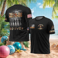 America 250 Proud Retired U.S. Army Veteran All Branches Logo T Shirt - Limotees LLC