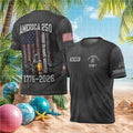 America 250 U.S. Army Proud To Have Served 1776 2026 Vintage T Shirt - Limotees LLC